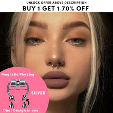 Load image into Gallery viewer, Belle&#39;s Magnetic Dual Design Septum Piercing