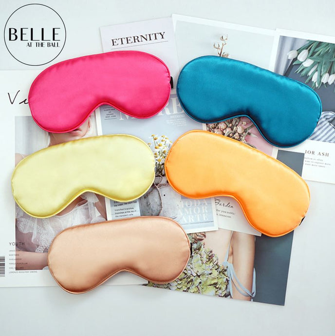 BELLE'S PADDED SILK EYE MASK